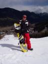 Me at the top of the slope