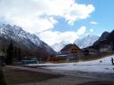 View from the â€˜Snow Beach' Kranjska Gora