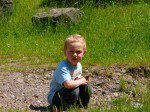 Morgan in Cheddar Gorge