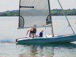 Al and Morgan sailing at Axbridge