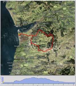 Route map and Topo section