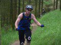 Dave on the first climb!