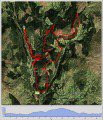 Map and topo section of Dragons Back