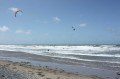 Kitesurfing at Ynyslas