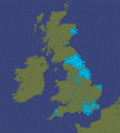 UK Snow Map