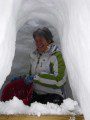 Sarah in the Igloo