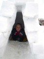Morgan in the Igloo