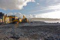 Building out the beach at Borth
