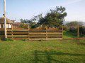 Part of the new fence
