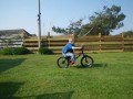 Morgan on his Bike