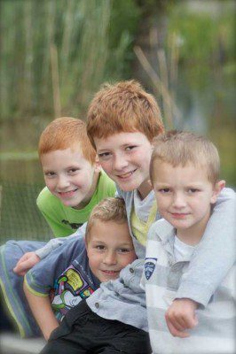 Charlie, Harry, Jack and Morgan