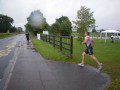 Out onto the run