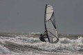 Heading in through the waves