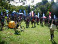 Lining up for the start