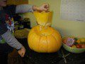 Loads of pumpkin flesh