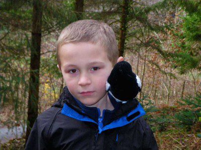 Morgan with a Magpie