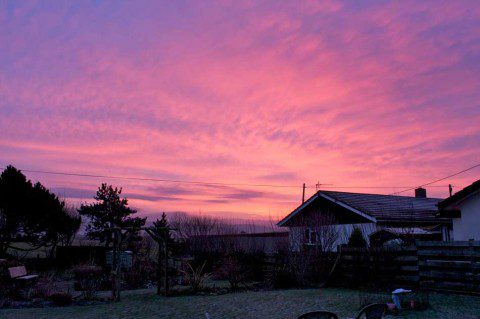Sunrise in Wales