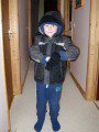 Warm clothes on!