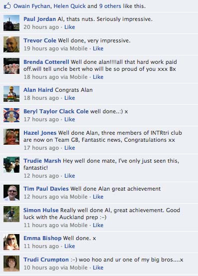 Comments From Facebook