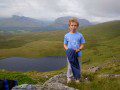 Morgan on Snowdon