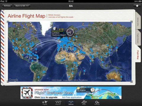 Airline Flight Map