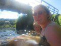 Anna & Morgan in the Hot River