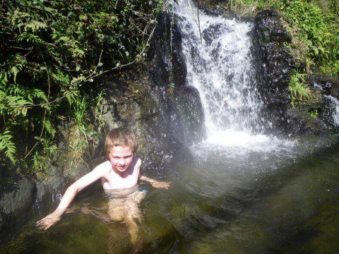 Morgan in the Hot River