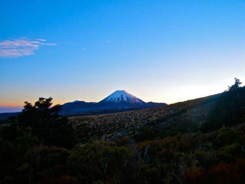 First View of Tongariro