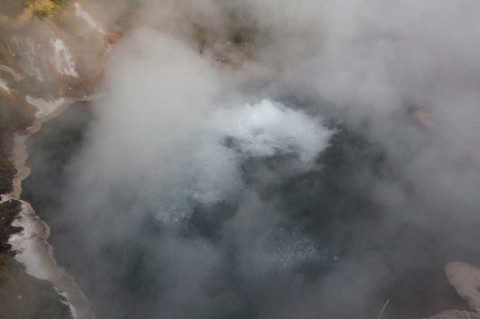 Boiling Te Manaroa Spring