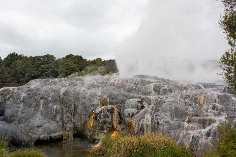 Geyser and Silica Deposits