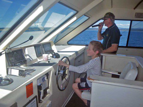 Morgan at the Helm