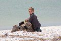 Morgan on the beach