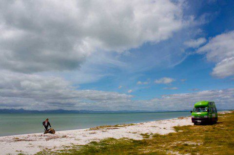Chilling at Kaiaua