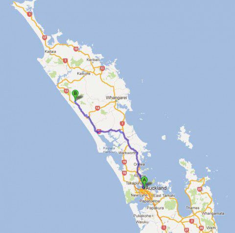 Our Route North
