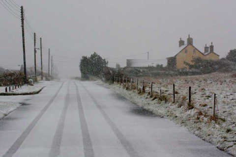 Snow at Ynyslas