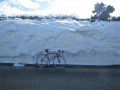 Snow on the Isle of Man TT Course