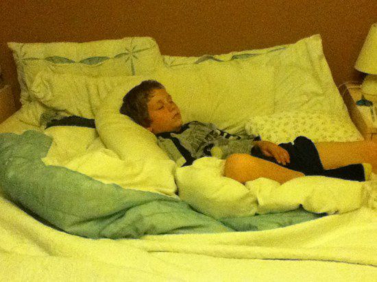 No room in the bed