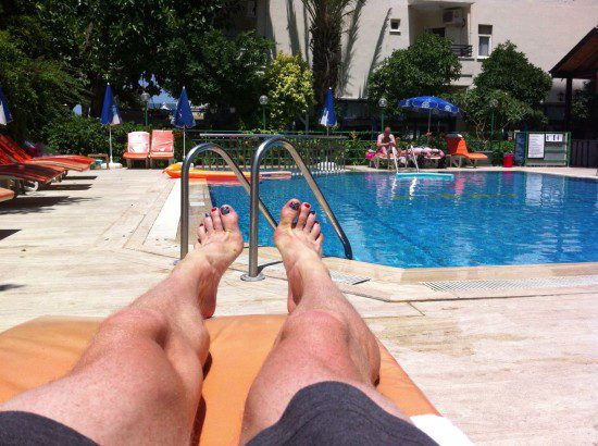 Chilling by the Pool