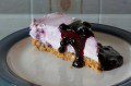Bilberry Cheesecake Slice