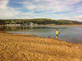 Fishing at Ynyslas