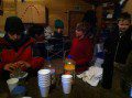 Breakfast in the cabin