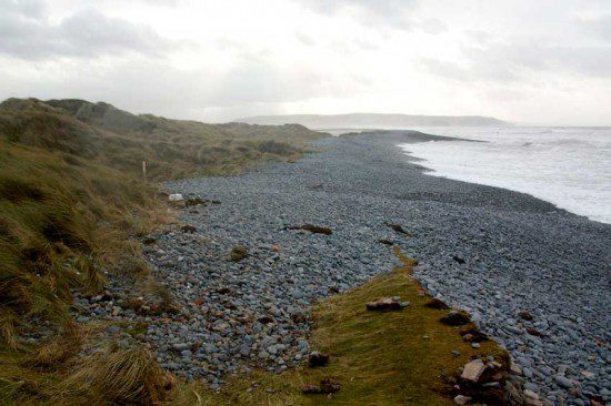 Beach Moving Inland