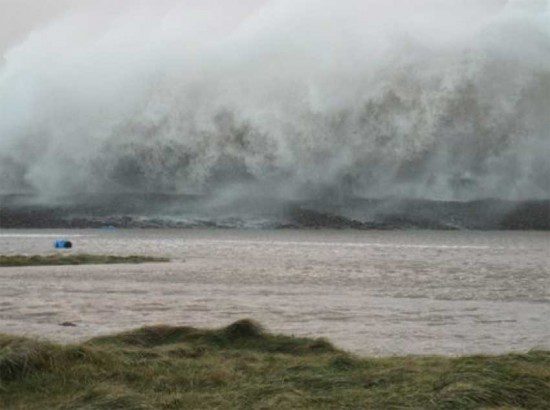 Overtopping the Sea Wall