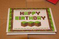 Minecraft Birthday Card