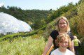 Anna and Morgan at Eden Project