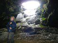 In a cave