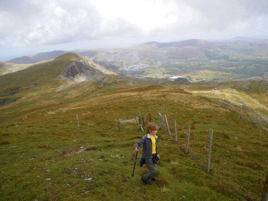 Morgan on Moelwyn Mawr