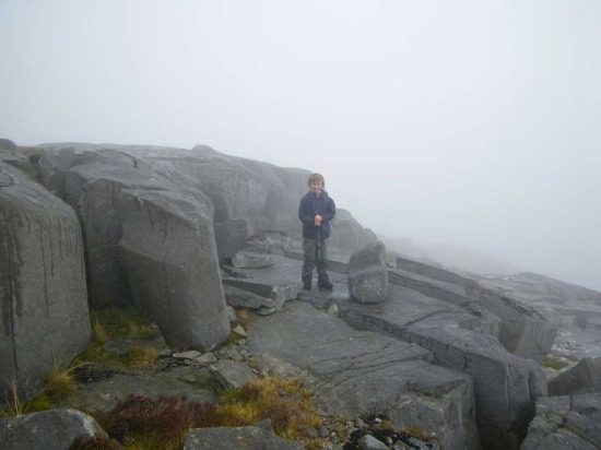 Morgan on Foel Penolau