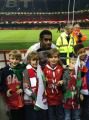 Scouts with Fijian Rugby Player