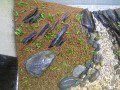 Left hand side of tank